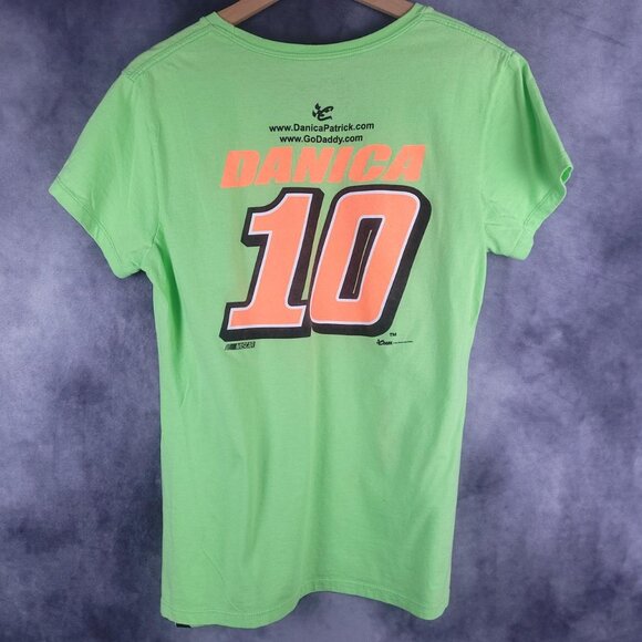 Chase Authentics Nascar Danica Patrick racing GoDaddy women's shirt - Picture 2 of 7